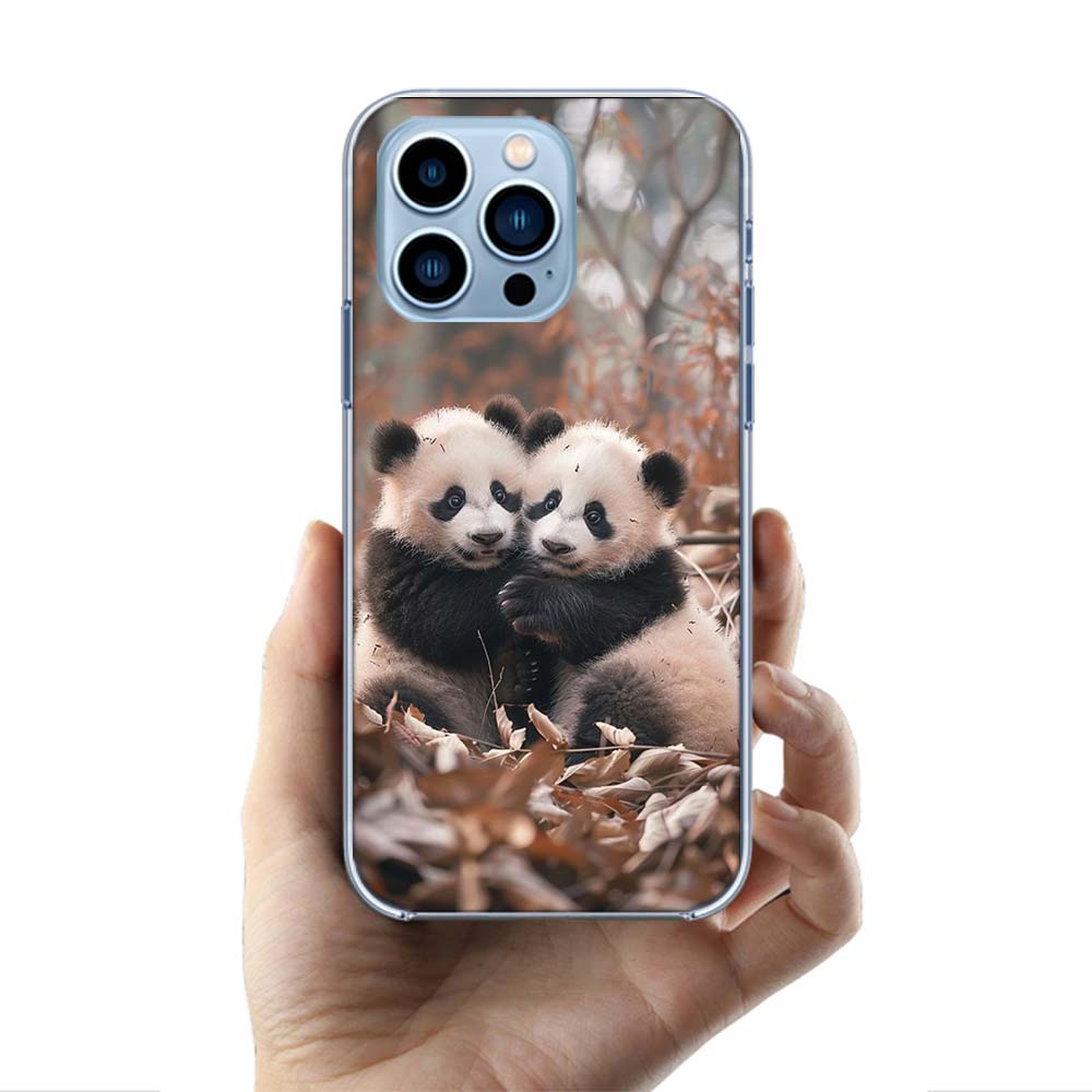 

Panda Baby, Giant Panda Family Cases Phone Case For Iphone 17E 16E 17 Air 16 Pro Max 15 Pro 14 Plus 11 13 12 Mini Cover Cases Co iPhone 15 Pro Max