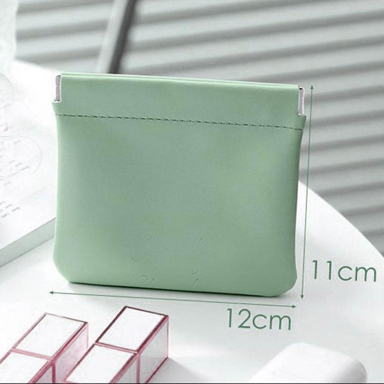 Portable Automatic Closing Cosmetic & Storage Bag for Lipstick, Data Cables, and Earphones
