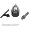 1.5‑13mm 1 2‑20UNF Key Type Drill Chuck with Square Shank Four Pit Conversion Connecting Rod