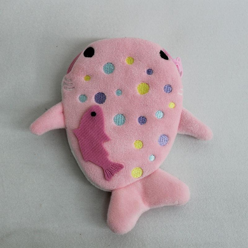 

Многоцветный Милый Плюшевый Кошелек для Монет в Виде Рыбки Женский Кошелек для Денег, Карт, Ключей, Наушников в Виде Акулы, Мешочек для Мелочей, Сумка на Молнии, Детский Подарок