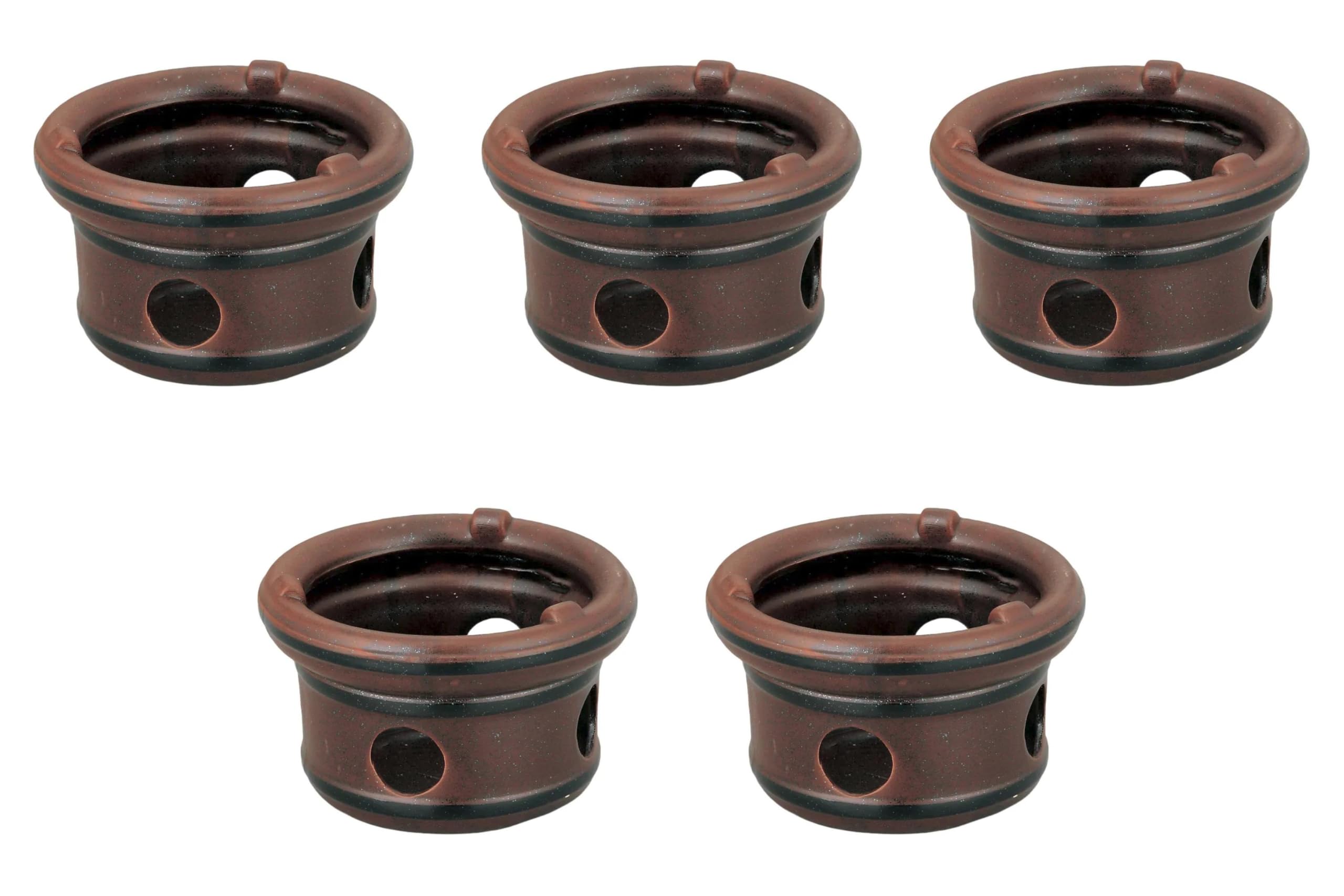 

Набор из 5 круглых печей x Печь Setomonohonpo в стиле древесного угля (коричневый) [14.3 9см]