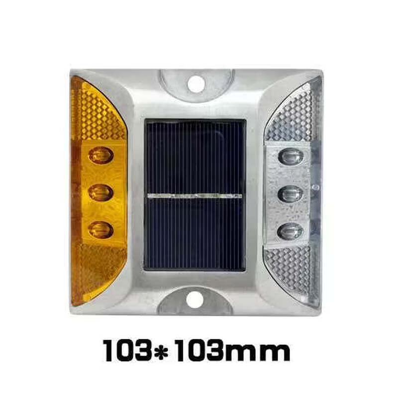 Solar Powered Cast Aluminum LED Road Stud Warning Light