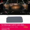 For Volkswagen Golf/GTI -2024 Pre Cutting Car Interior PPF Paint Protection Film Console Transparent/matte TPU Car Film