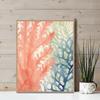 Blue Green Orange Seaweed and Corals Posters Prints Canvas Printing Modern Wall Art Picture for Living Room Home Decoration