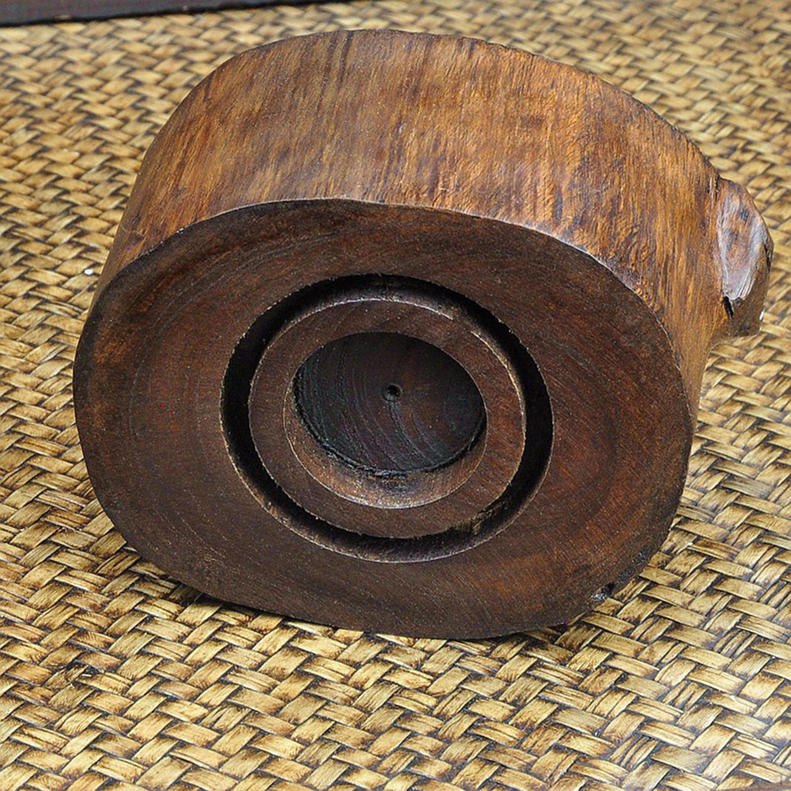 Elegant Wooden Candle Holder Set for Home Decor and Special Occasions Candle Holder ONLY