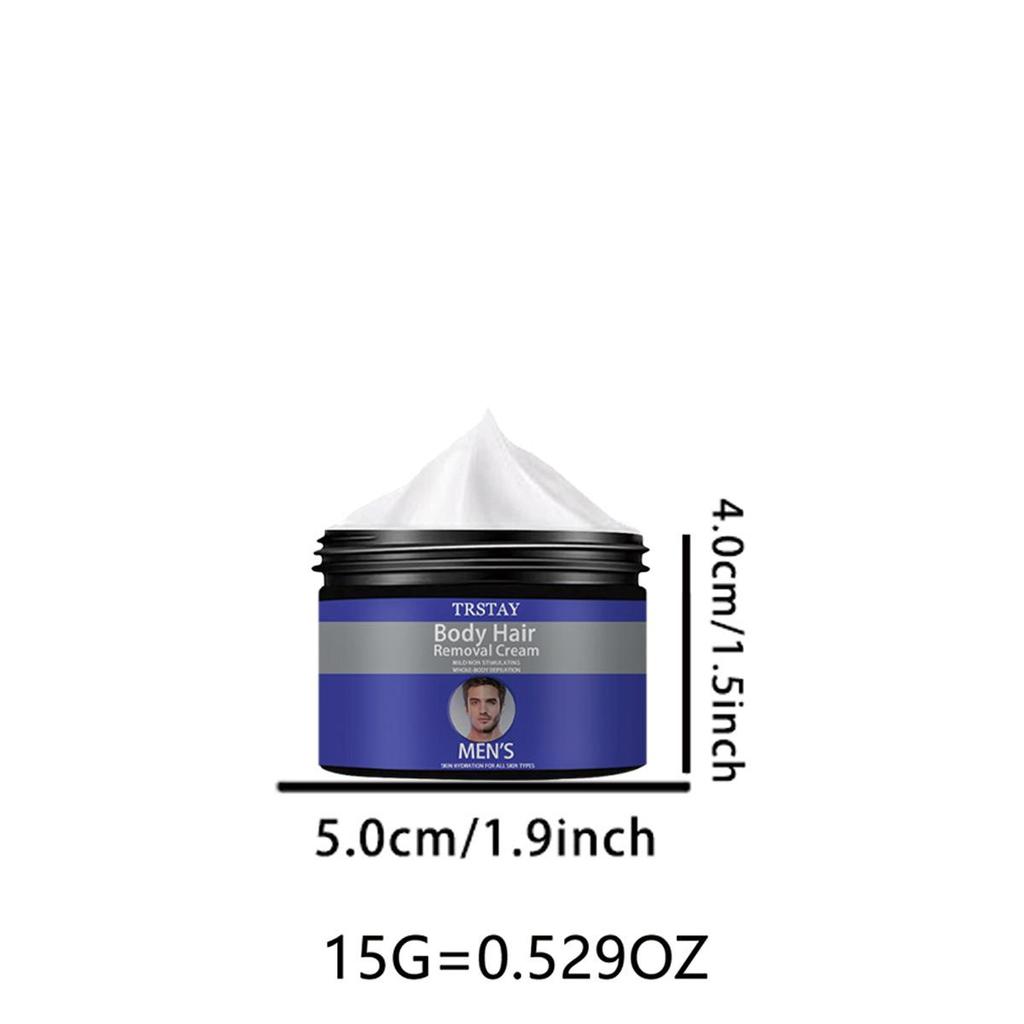 Men's Hair Removal Cream Shrinks Pores, Replenishes Moisture, Relieves Dryness, Protects Skin Damage, and Balances Water and Oil