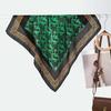 New Women's Temperament Small Square Scarf Decorative Scarf Velvet Small Silk Scarf New Autumn and Winter Warm Scarf
