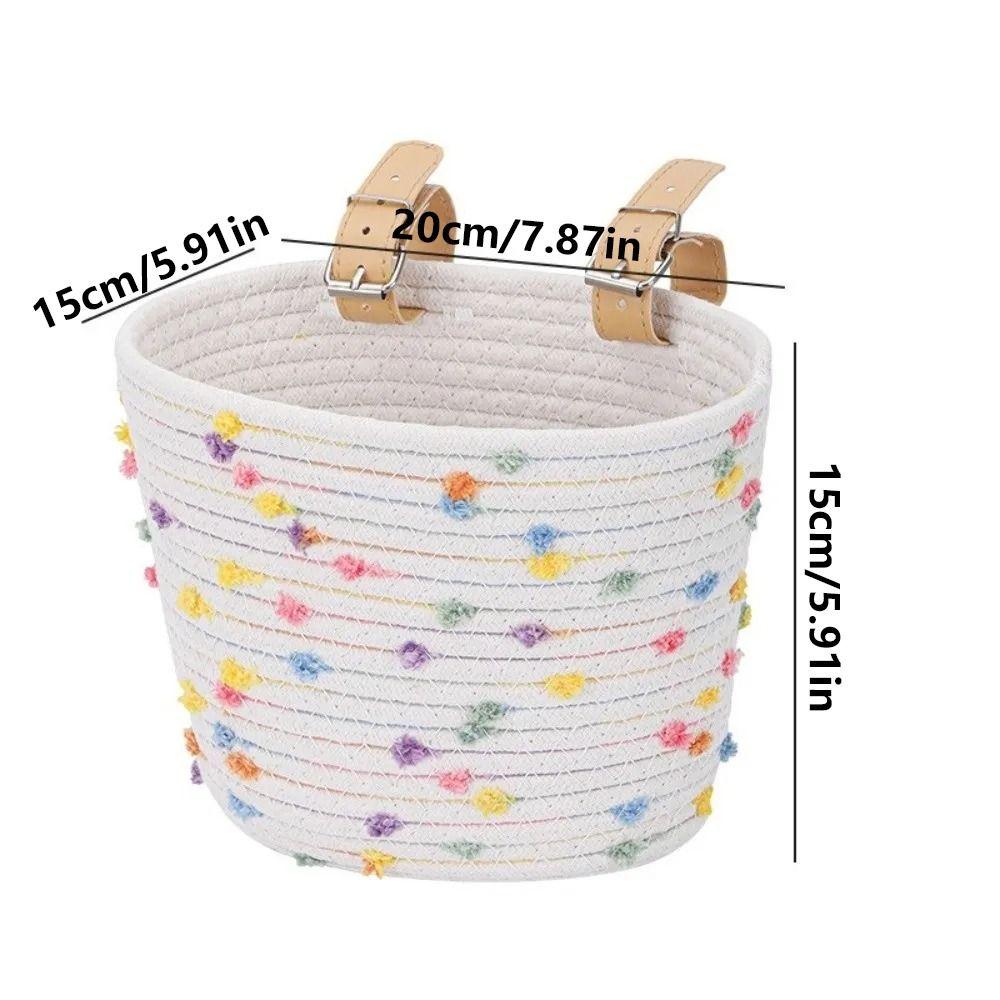 Großvolumiger Lenker-Frontkorb Abnehmbares Design Fahrrad-Tragetasche Fahrradkorb Jungen Mädchen