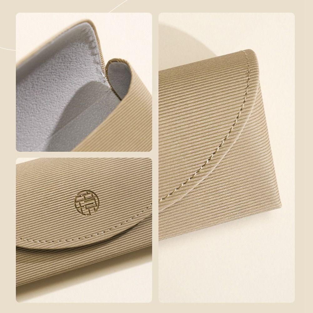 PU Leather Pu Glasses Case Eyeglasses Container Glasses Bag Portable Sunglasses Box Student