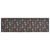 VidaXL Tapis de cuisine lavable impression de pattes 60x180 cm velours 136574