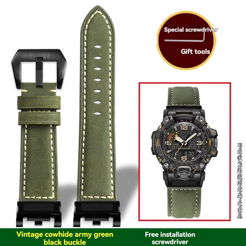 для Casio G-Shock Mudmaster GWG-2000/GWG-2040 сменный кожаный ремешок для часов мужской; мода GWG-2000mm