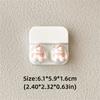 Cartoon Lens Box With Tweezers Drawer-Style Lens Case Portable Contact Lens Case  Travel