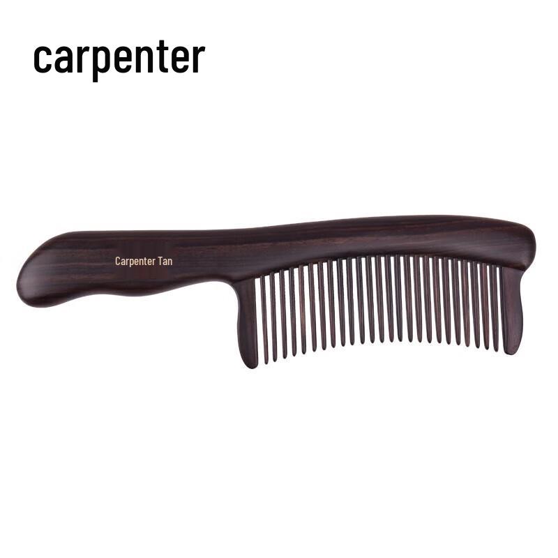 Tan Mujian Ebony Wood Inlaid Comb Gift Set