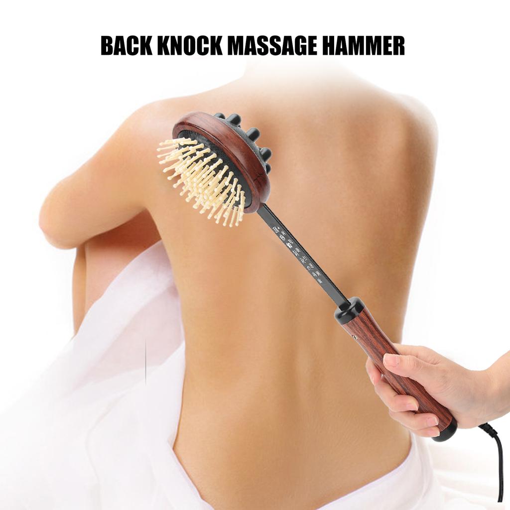 Multifunctional 3 In 1 Manual Massage Hammer Scalp Massager Back Scratcher Massage Tool