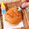 4pcs/set - Square Seasoning Split Bottle Cute Mini Portable Sauce Bottle