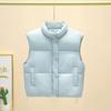 New down cotton vest women's autumn and winter short vest cotton jacket vest cotton jacket commuting versatile vest