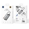 WIWU Multi-Port USB-C Hub: 4 USB, 100W PD, USB-C 3.1, SD/TF, LAN Adapter