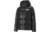 Down Jackets Women's Black Hooded Moderate Puffer Jacket 846360-01