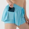 Women's Flowing Sports Shorts Gym Yoga Workout Running Tennis Skirt Comfortable Skirts with Pockets