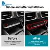 Real Soft Carbon Fiber Sticker For Ford Mustang GT 2024 2025 LHD RHD Car Central Control Star Button Interior Trim Accessories