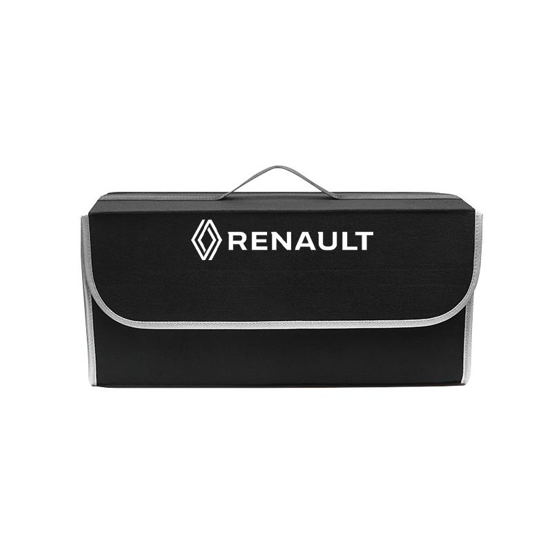 Car Felt Cloth Storage Bag Folding Organizer Box Trunk B Tool Case For Renault RS Clio Megane 2 3 4 Captur Trafic Twingo Scenic 2
