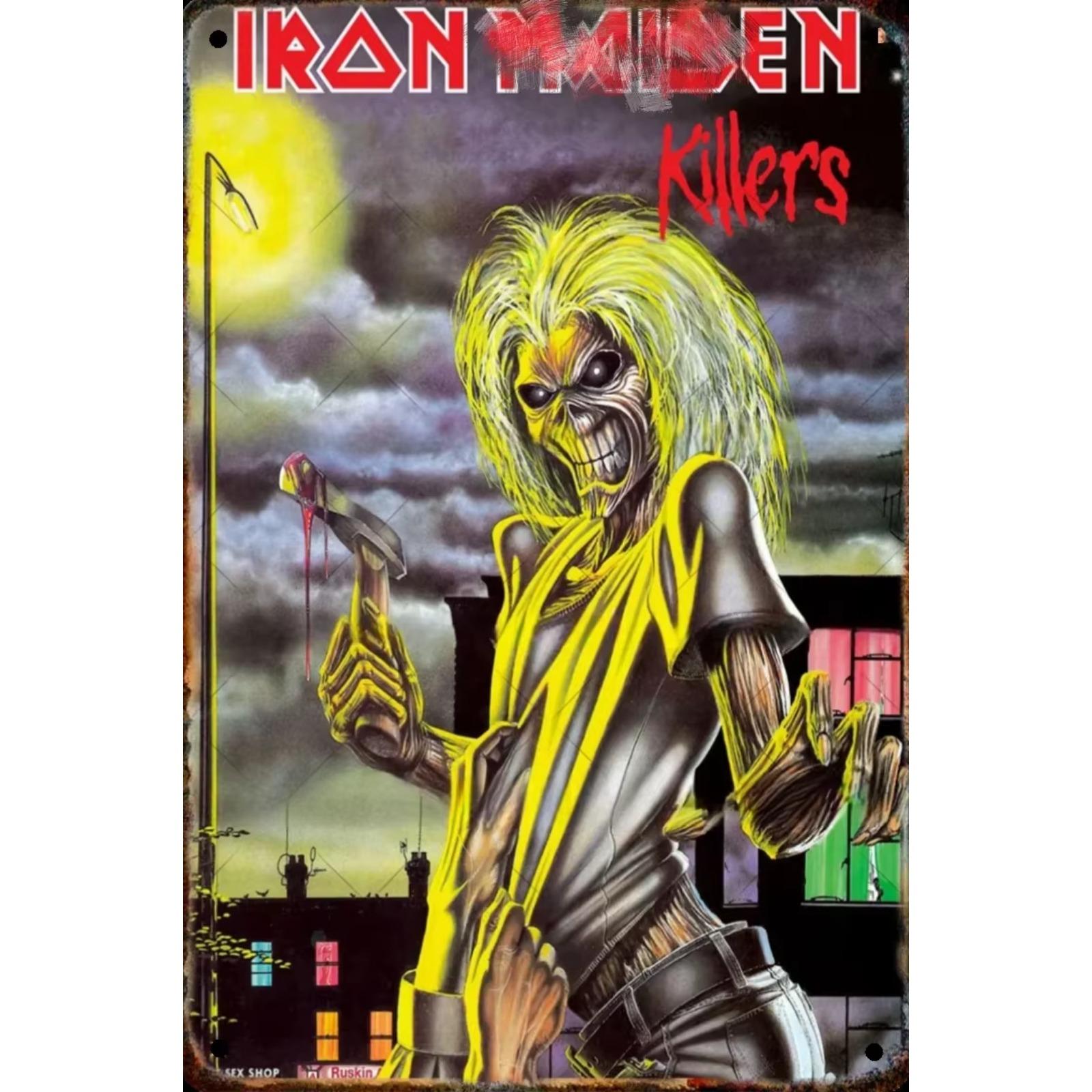 

Возвращение к древним Соул Металл Знак Живопись Рок-группа Плакат Главная Гостиная Клуб Фильм Настенное искусство Декоративная фреска 20x30cm чёрный