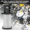 2Pcs Oil-gas Separator Air Filter Element 3931051950 For Cars Separate Harmful Oil Inlet System for ProVent 200 4WDS