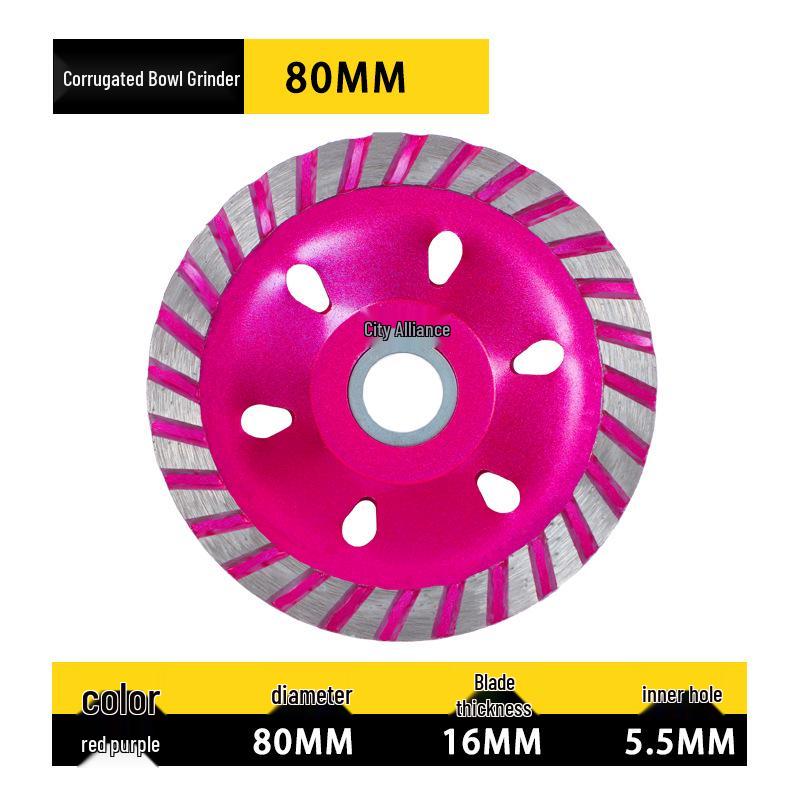 Diamond Grinding Disc for Angle Grinders - Marble, Stone, Concrete, and Cement Edging and Sanding Wheel