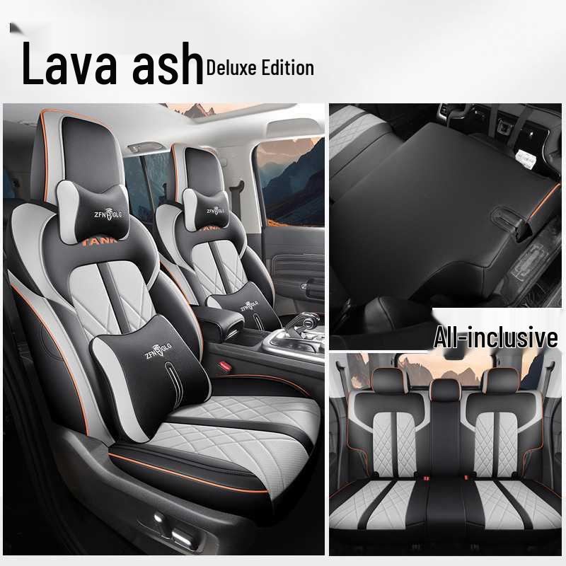 New Model Leather Car Seat Cushion for Tank 300 - Universal Five-Seater Four Seasons Cover