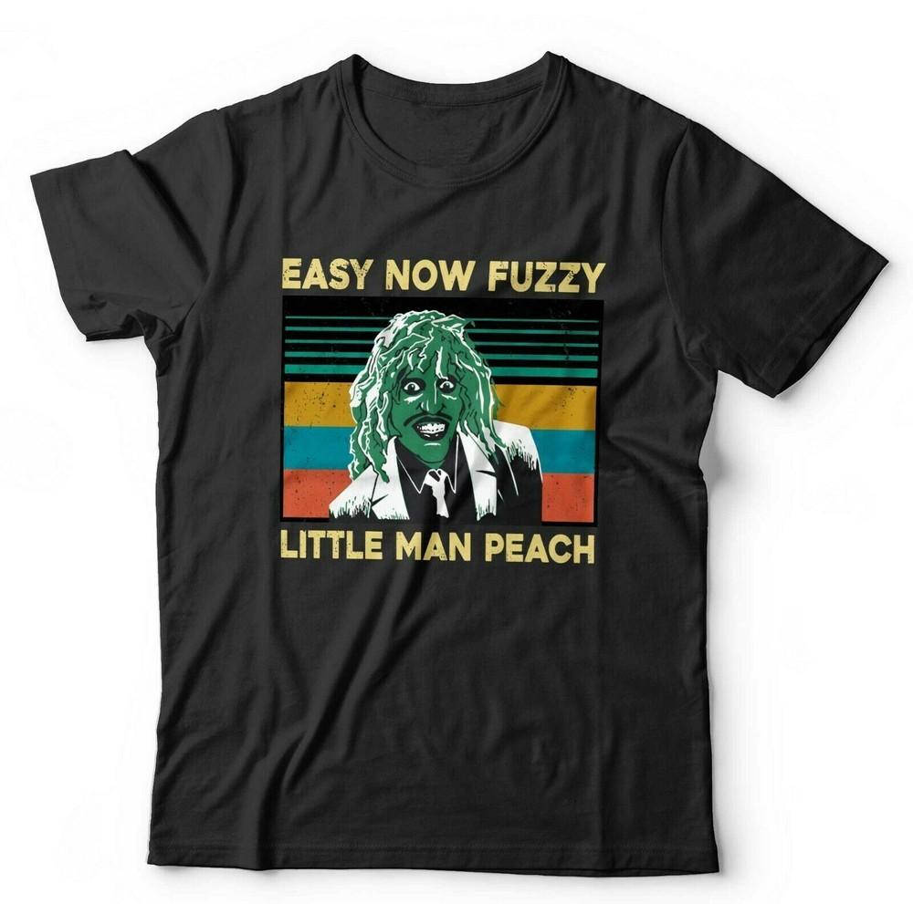 Mighty Boosh Tshirt Easy Now Fuzzy Little Man Peach Unisex Noel Fielding Funny
