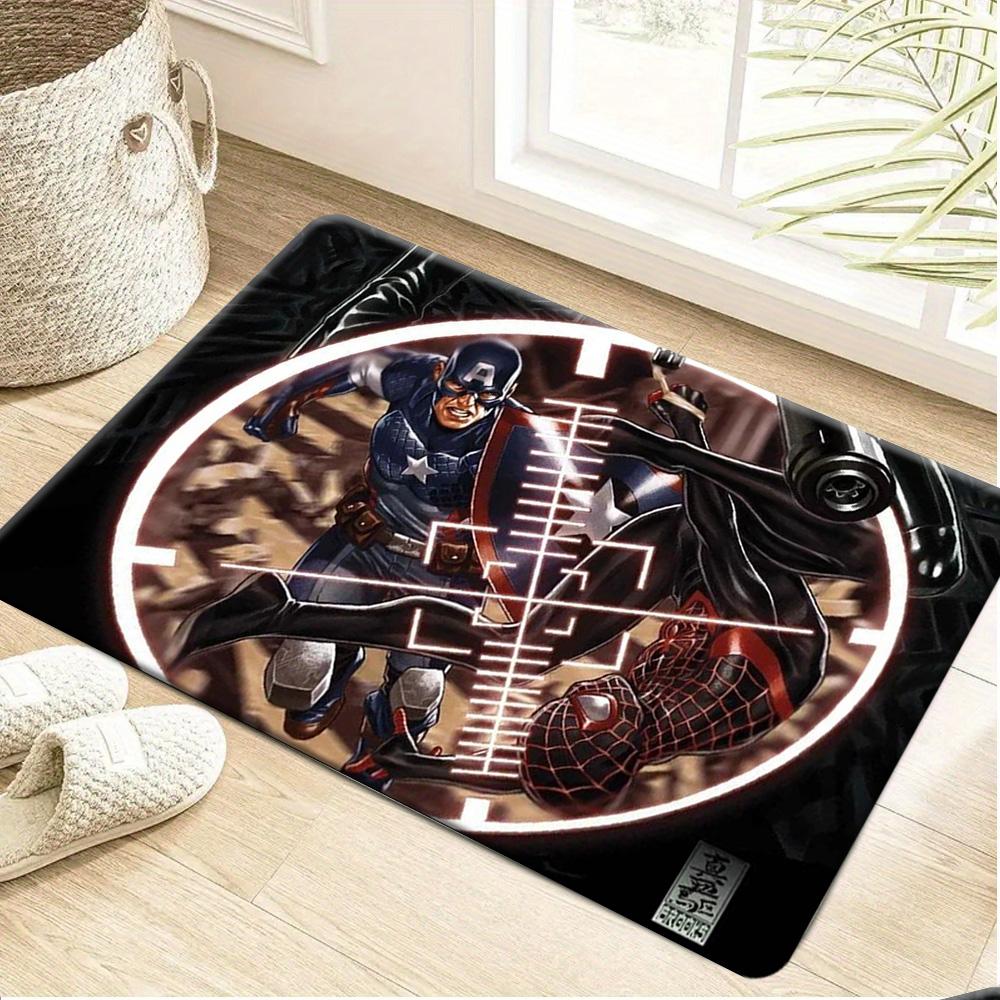 1pc Marvel Spider for Man Themed Door Mat Rug Perfect for Valentine's Day Birthday and Various Holiday Gifts Suitable for Home