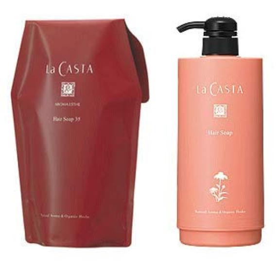 

New La Casta Aroma Esthe Hair Soap 35 600ml (refill), special cartridge container set