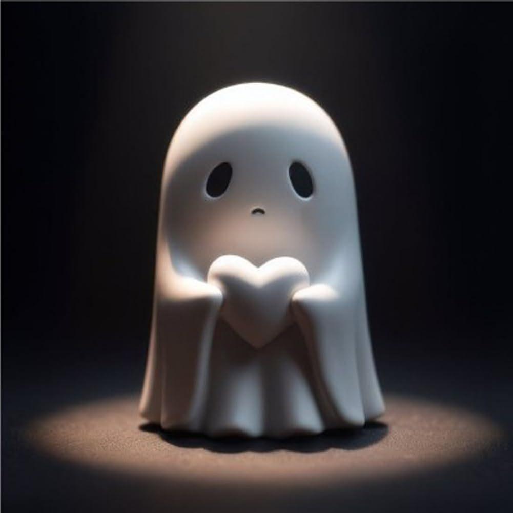 Halloween Is The Middle Finger Heart Ghost Decoration