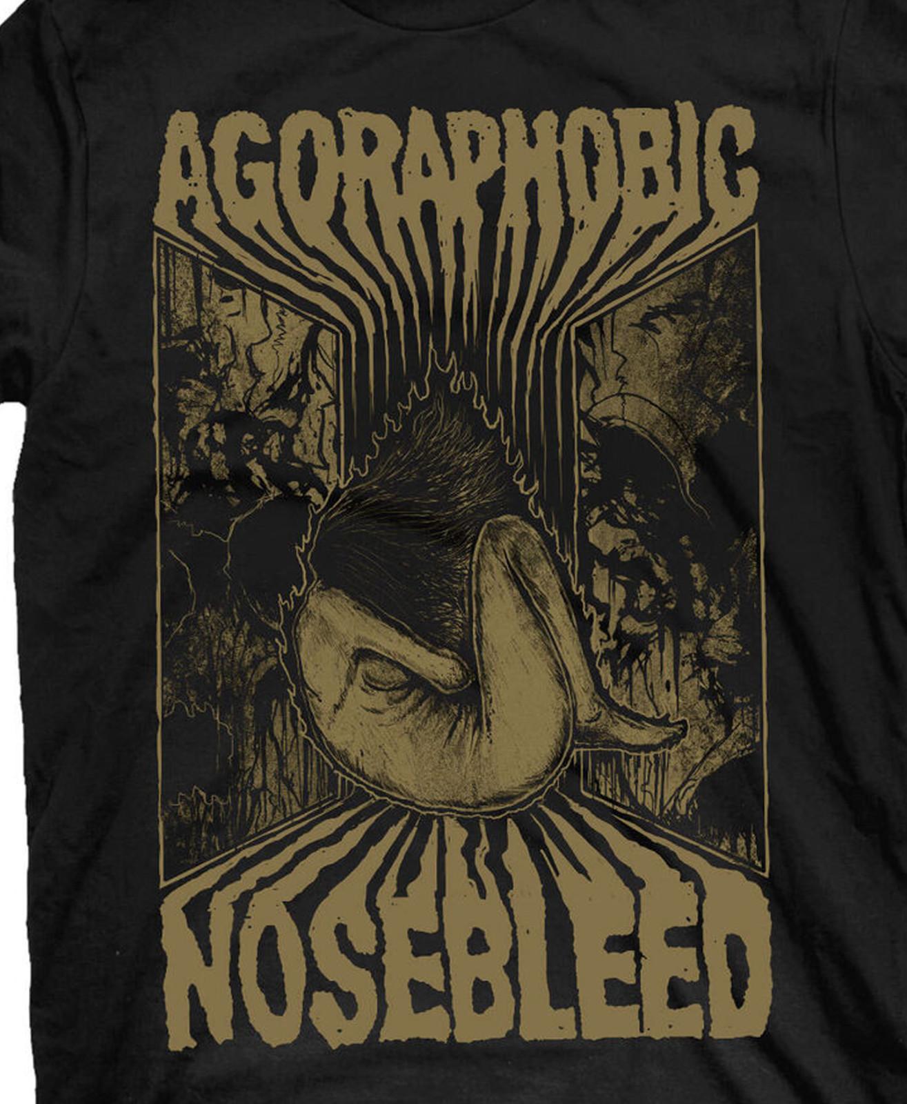 Agoraphobic Nosebleed album band black T-shirt Unisex All sizes S-5Xl XA568 S разноцветный