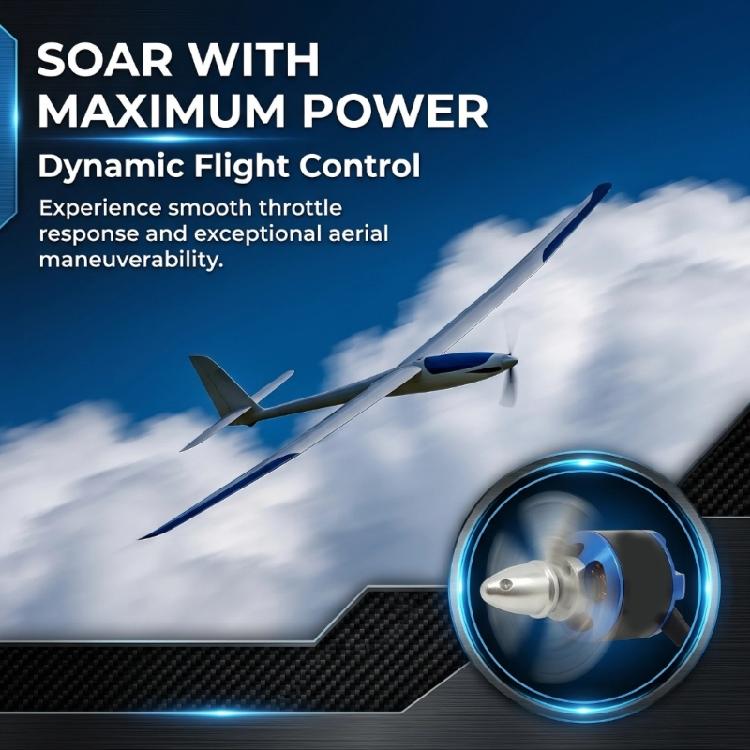 Model Aircraft 1200Kv Brushless Motor with Brushless Construction, Metal Housing, Visible Front Mounting Holes, Shaft Adapter, and Rear External Wire