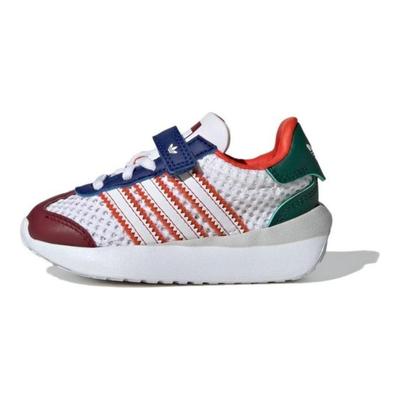 Originals Country Xlg Comfortable Versatile Durable Low-Top Walking Shoes Baby Shoes White Red Blue JH6367