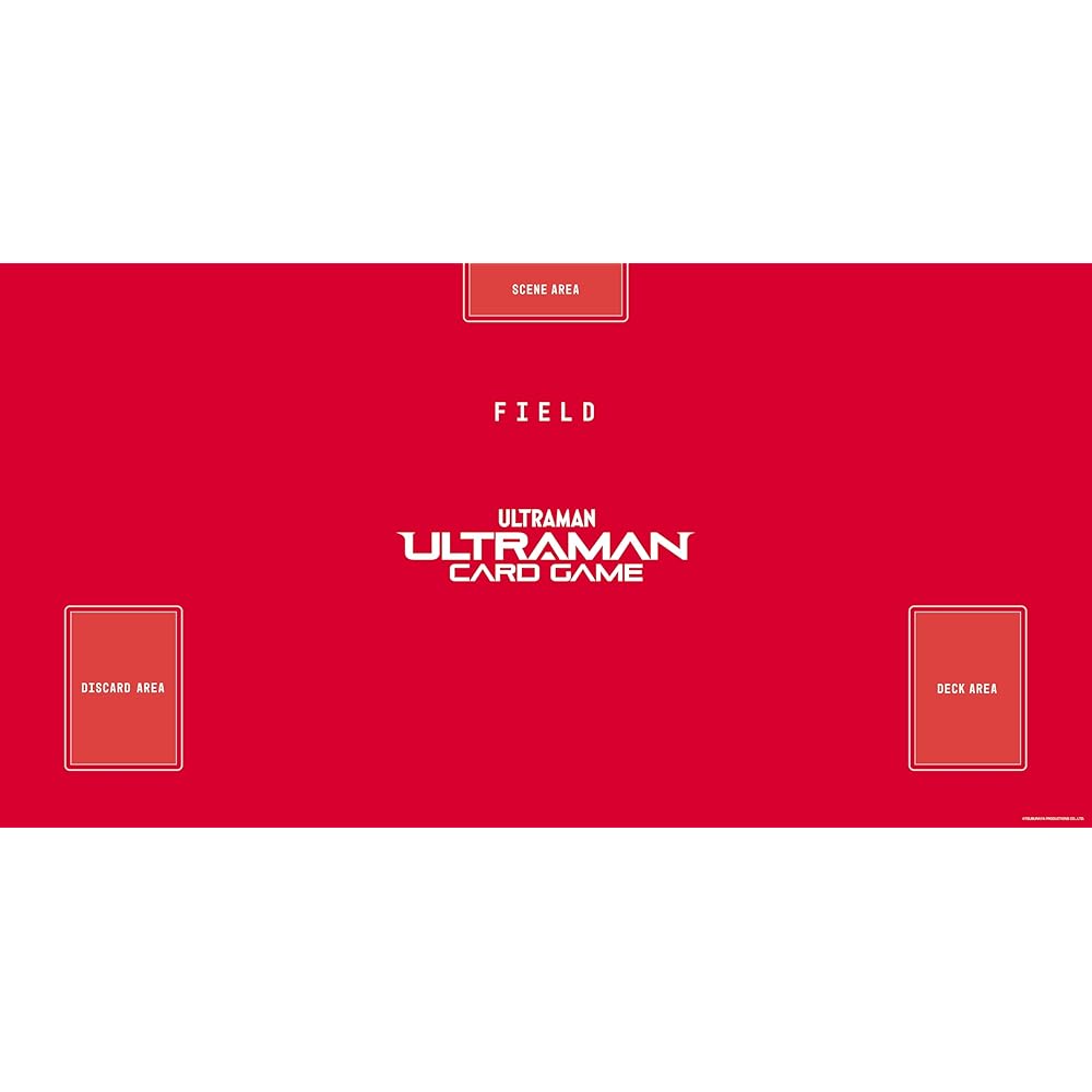 Ultraman Official Playmat Red for Card Games Durable Design Compact Size
