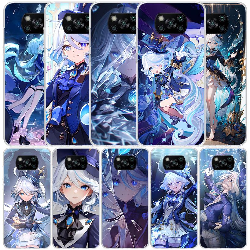 Genshin Impact Furina Soft Cover for Xiaomi Poco F7 Ultra X7 X6 X5 Pro M7 Phone Case Redmi 15 15C 13 13C 12 12C 10 10C Print She