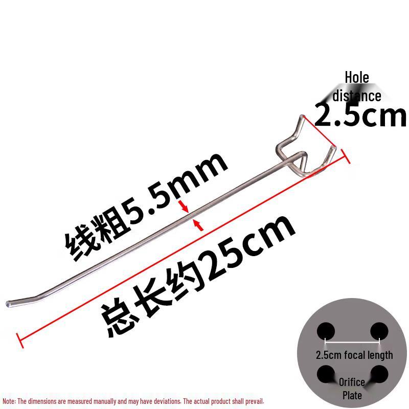 Heavy-Duty Pegboard Shelf Hooks (30-Pack)