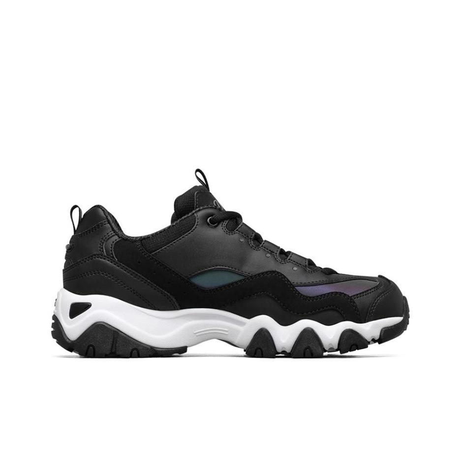 Skechers DLites 2.0 Mesh Classic Versatile Low-Top Lifestyle Casual Shoes Women Sneaker Black White 66666324-BKMT
