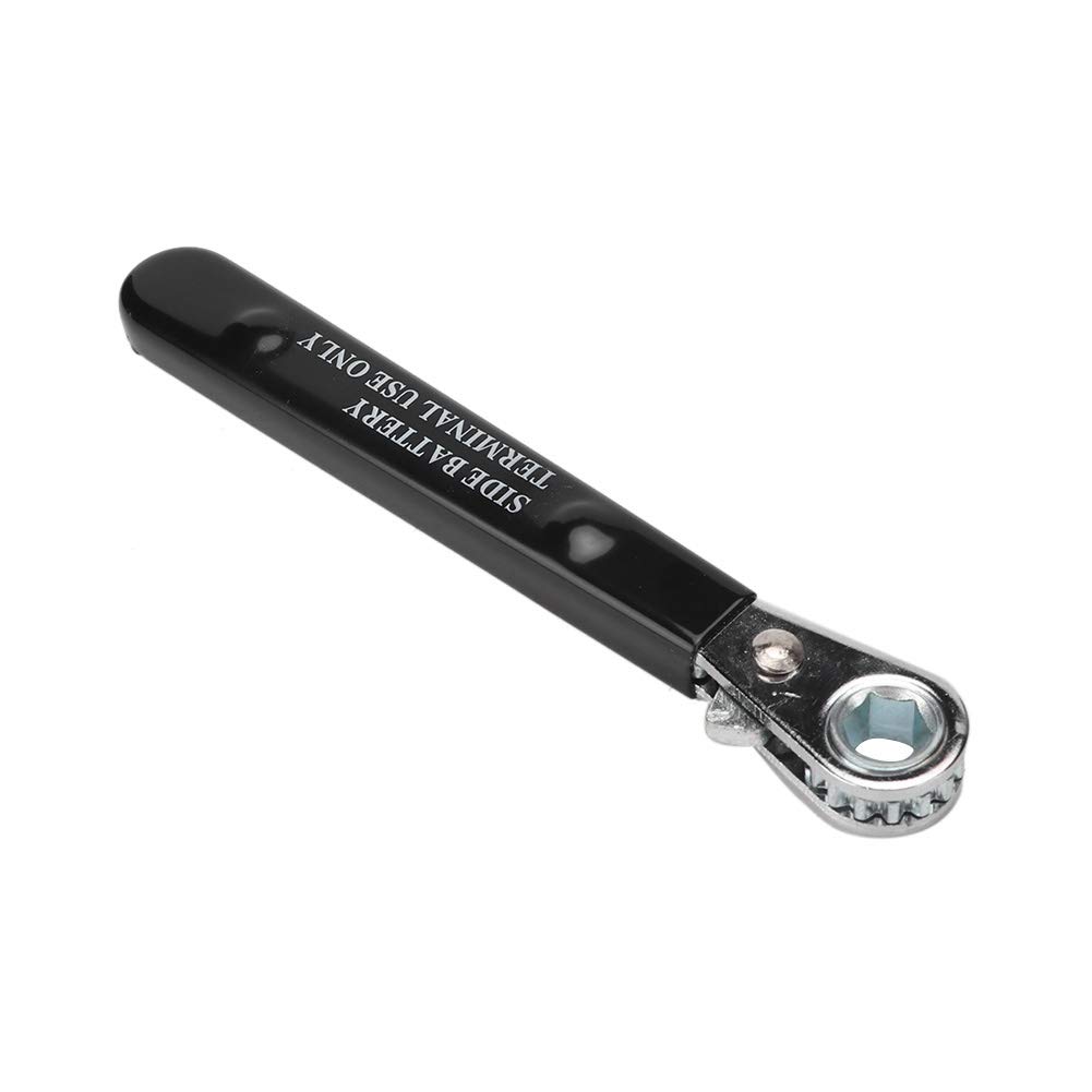 Akozon Terminal Wrench Side Terminal Ratchet Wrench 5/16" 6 Point and Insulated Handle