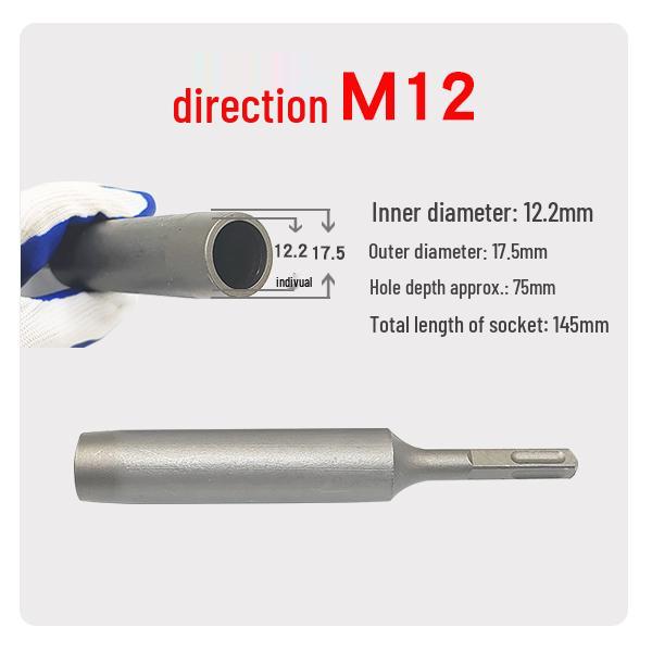 Square Shank Impact Drill & Hammer Anchor Bolt Expansion Sleeve