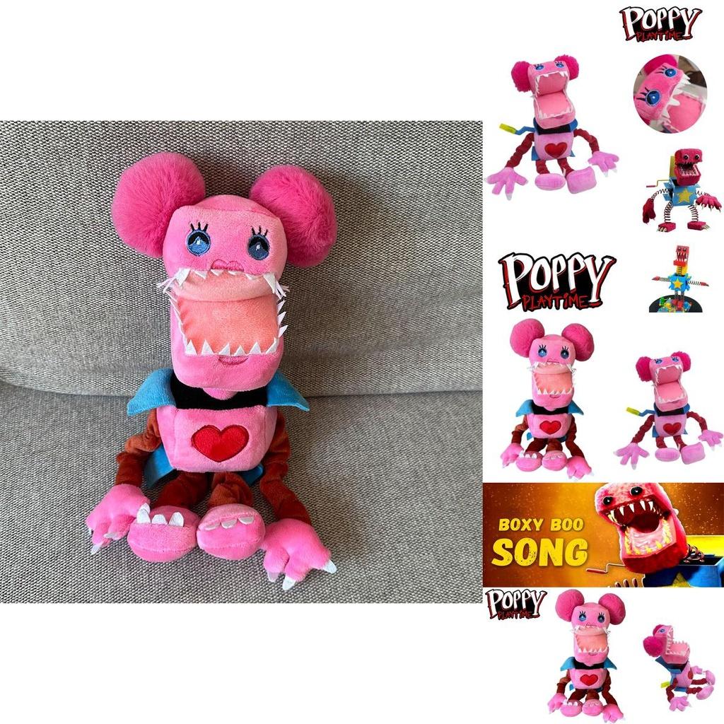 Poppy Playtime 3 Boxy Boo Plush Toy Soft Stuffed Animal Doll Kid Birthday Gift