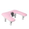 U Shaped Height Adjustable Manicure Nail Arm Rest With Rotating Phone Stand For Nails Tech
