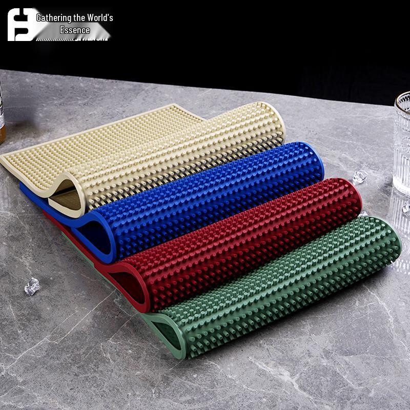 JHS Anti-Slip PVC Bar Drain Mat, 2-Pack