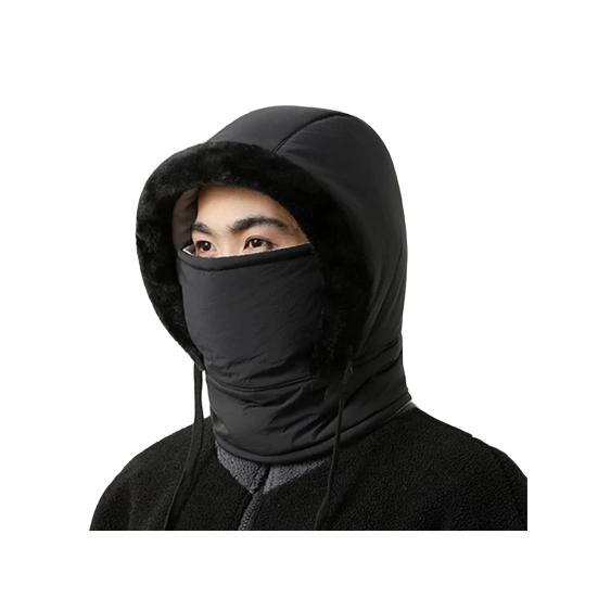 Riding Hat Windproof Winter Face Guard with Breathable Nose Mouth Warm Velvet Lining 360 Degree Coverage Skiing Neck Gaiter
