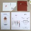 High-End Chinese Wedding Invitation Card - New National Style, Elegant Design, Free Shipping