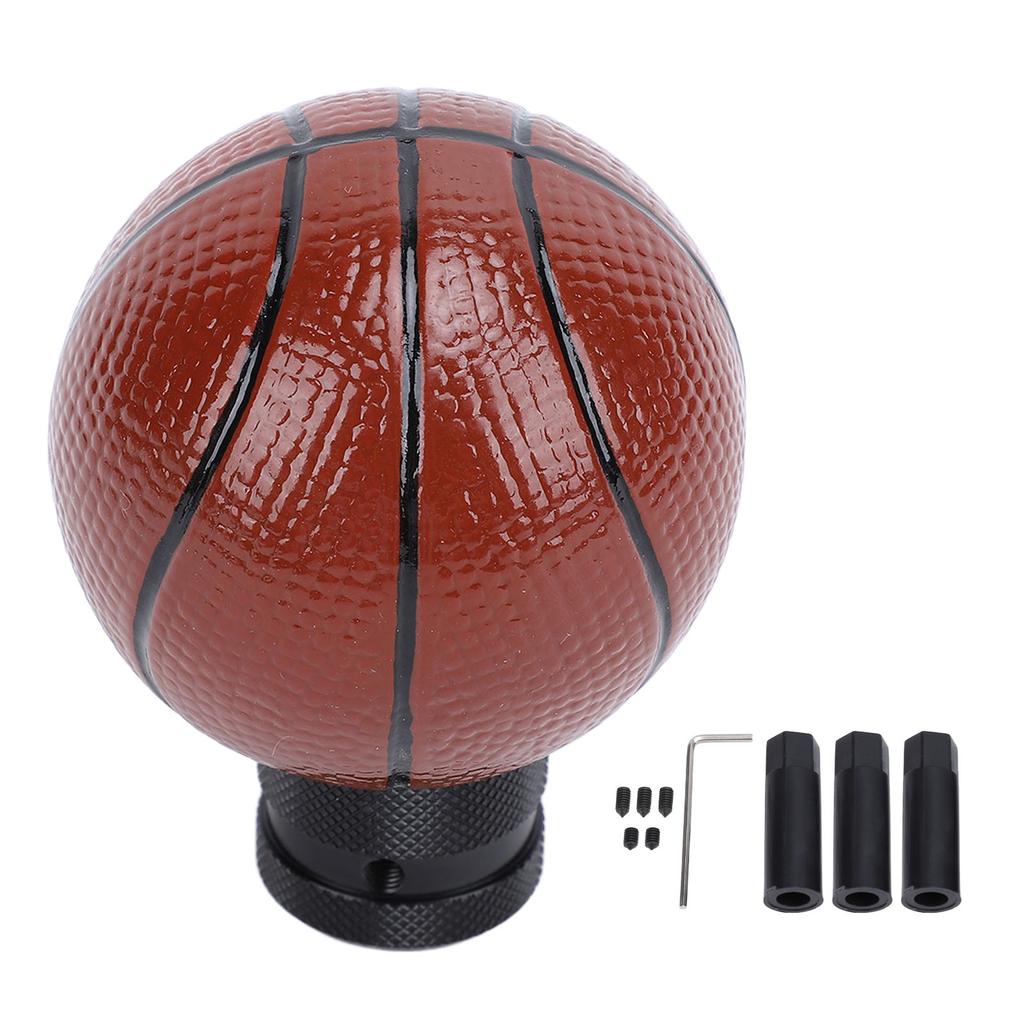 Basketball Gear Shift Knobs Resin Transmission Gear Stick Shifter Lever Head with Colored Paints for Most Manual Cars