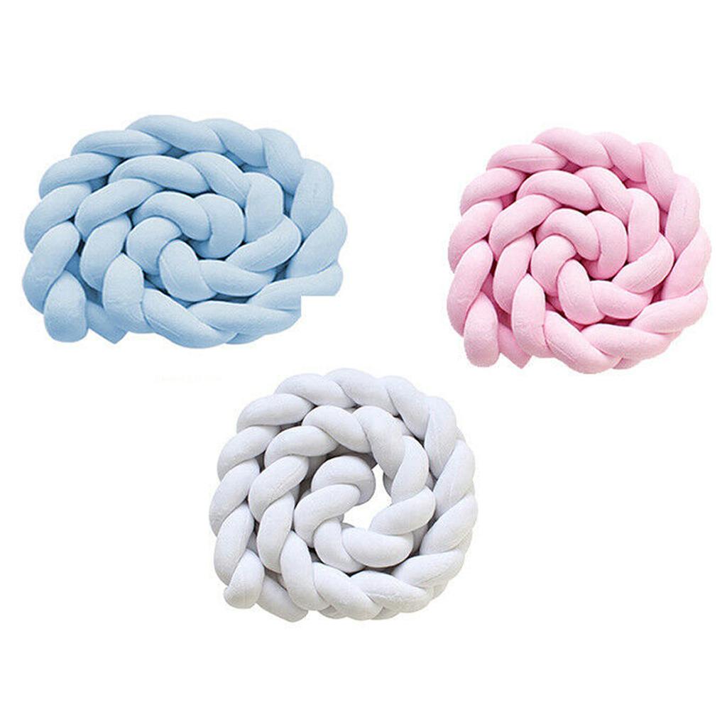 100CM/200CM Beşik Bebek Yatağı Kenar Koruyucu File Yastık Beşik Yeni Doğan Yatak Takımları Koruyucu Bebek Yatak Takımı Kreş