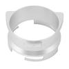 Dosiertrichter Aluminiumlegierung Spritzwassergeschützt Drehbar Kaffeedosierring für 54mm Siebträger Silber